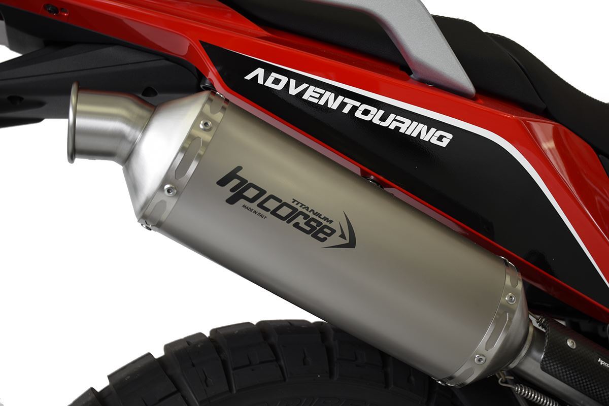 Scarico HP corse MOTO MORINI - X-CAPE 700 2022-2024 -SP-1 SHORT TITANIUM/ BLACK (Copia)