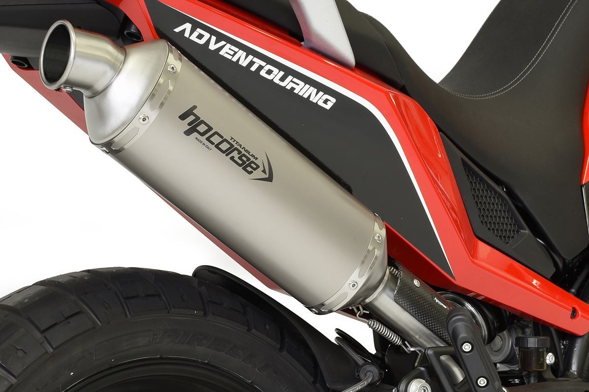 Scarico HP corse MOTO MORINI - X-CAPE 700 2022-2024 -SP-1 SHORT TITANIUM/ BLACK (Copia)