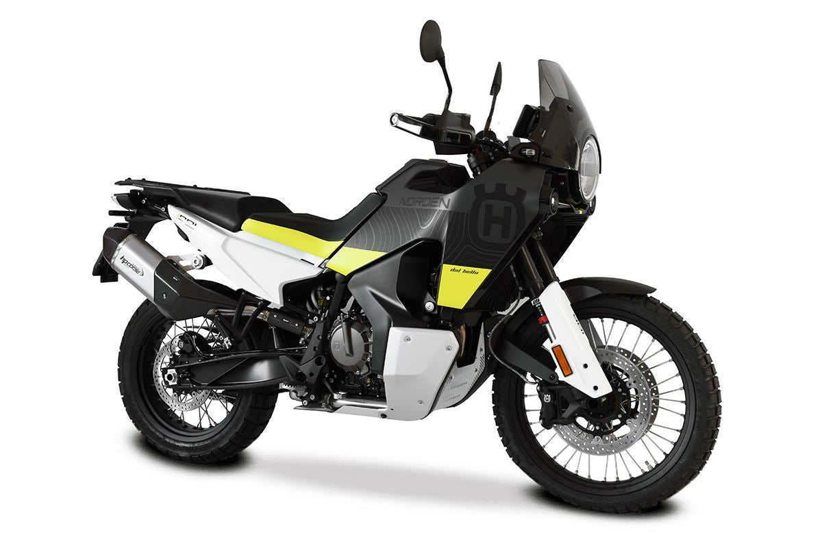 Scarico Hp Corse HUSQVARNA - NORDEN 901 2022-2024 SPS CARBON SHORT TITANIUM/ Black