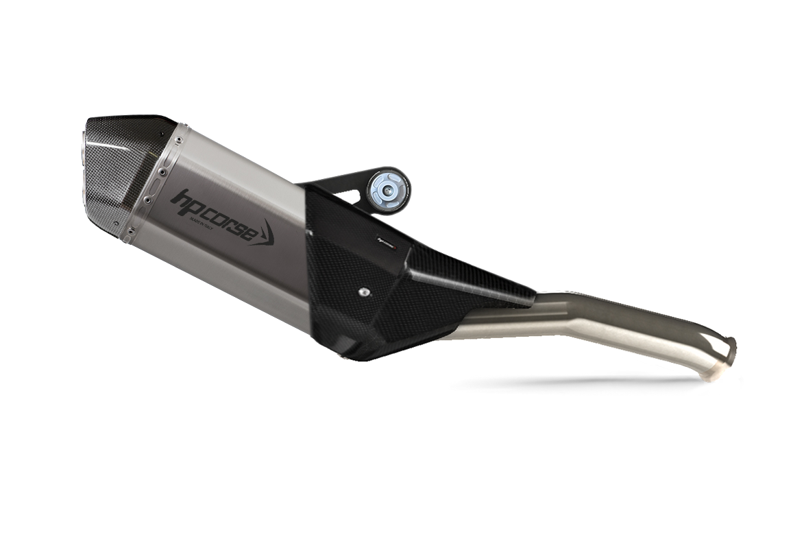 Scarico Hp Corse HUSQVARNA - NORDEN 901 2022-2024 SPS CARBON SHORT TITANIUM/ Black