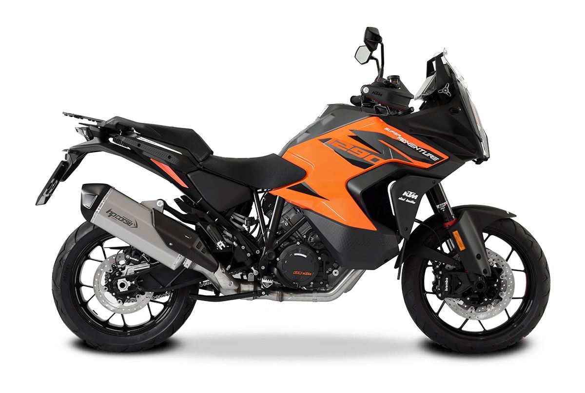 Scarico Hp Corse KTM - 1290 SUPER ADVENTURE S/R 2021-2024 SPS CARBON RR TITANIUM/ BLACK