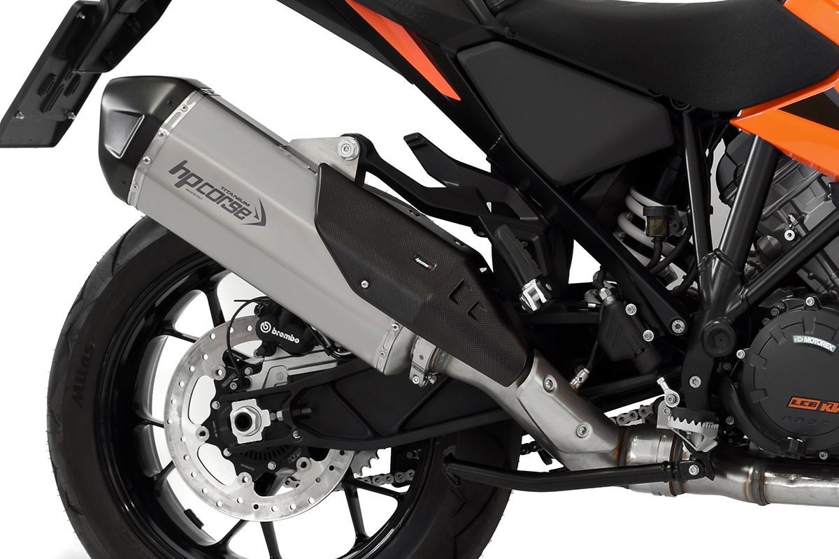 Scarico Hp Corse KTM - 1290 SUPER ADVENTURE S/R 2021-2024 SPS CARBON RR TITANIUM/ BLACK