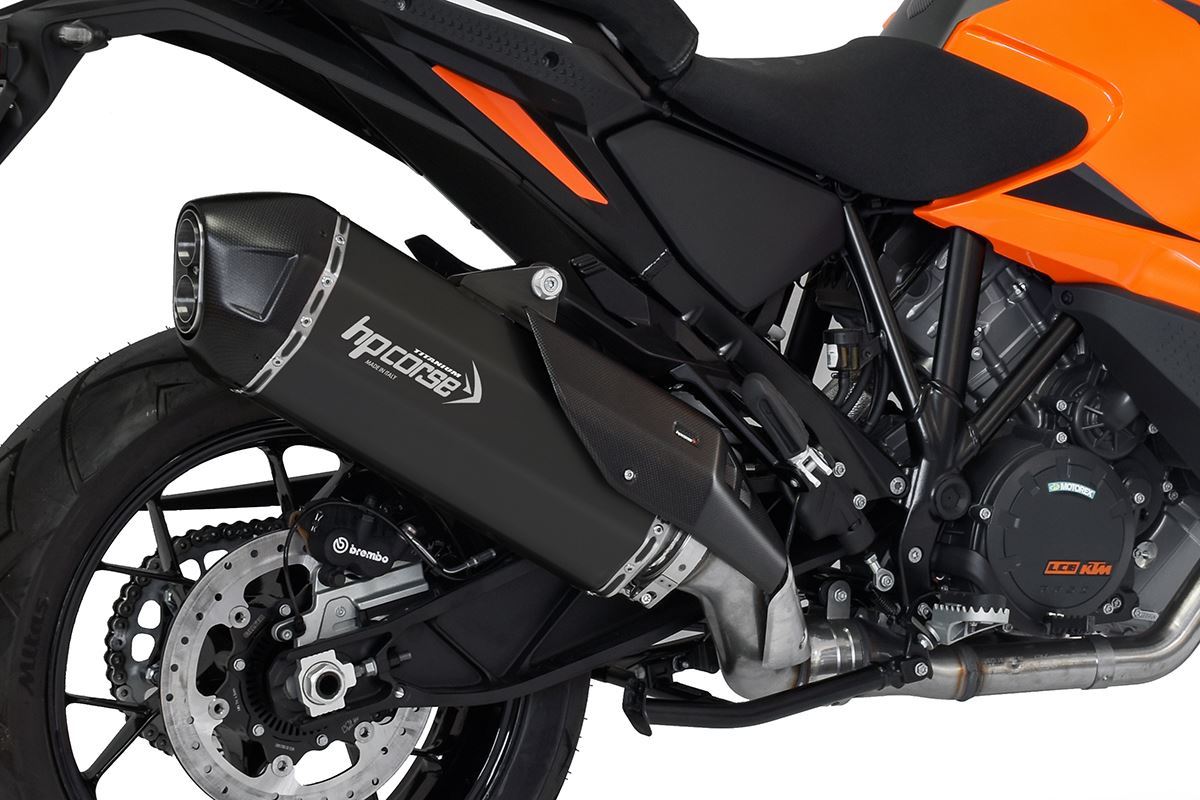 Scarico Hp Corse KTM - 1290 SUPER ADVENTURE S/R 2021-2024 SPS CARBON RR TITANIUM/ BLACK