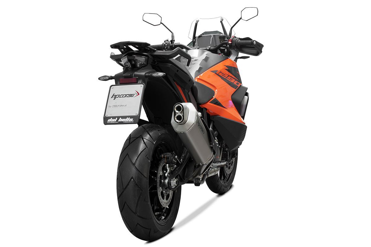 Scarico Hp Corse KTM - 1290 SUPER ADVENTURE S/R 2021-2024 4-TRACK RR TITANIUM/BLACK