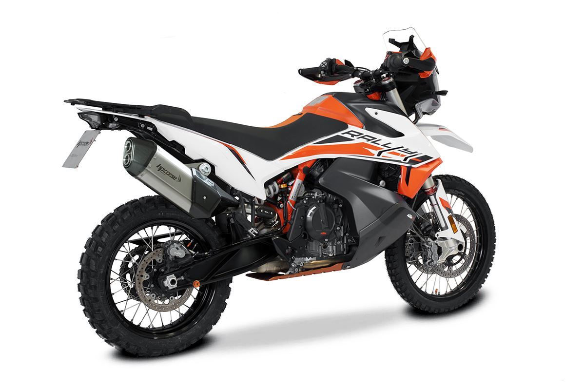 Scarico Hp Corse -KTM - 890 ADVENTURE R 2021-2026- SSPS CARBON SHORT TITANIUM