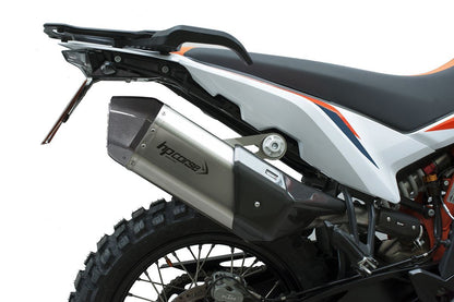 Hp Corse Exhaust -KTM - 890 ADVENTURE R 2021-2026- SSPS CARBON SHORT TITANIUM