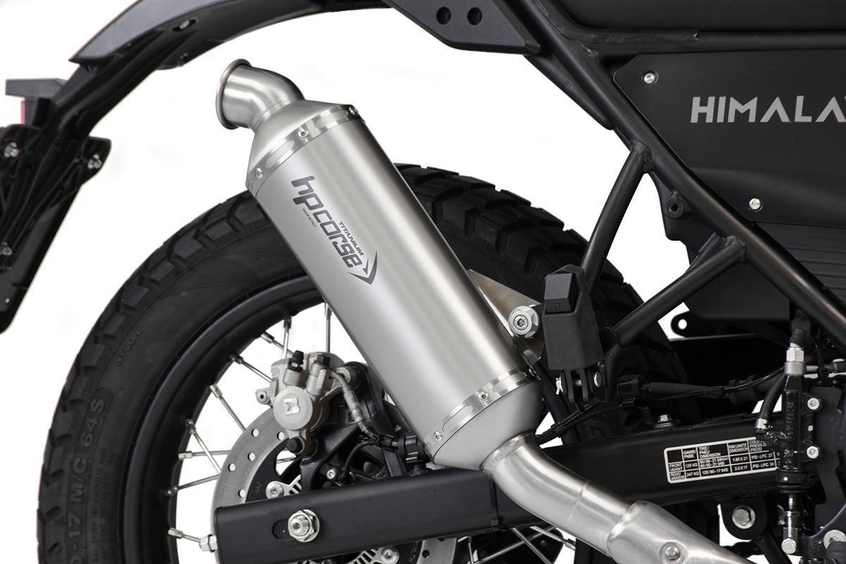 Scarico HP corse ROYAL ENFIELD - HIMALAYAN 410 2017-2020-SP-1 SHORT TITANIUM/ BLACK /SATIN