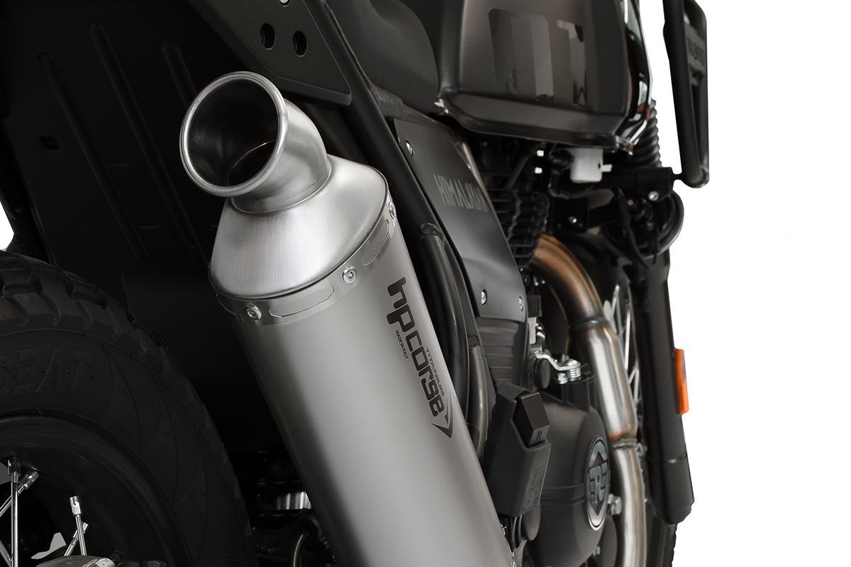 Scarico HP corse ROYAL ENFIELD - HIMALAYAN 410 2017-2020-SP-1 SHORT TITANIUM/ BLACK /SATIN