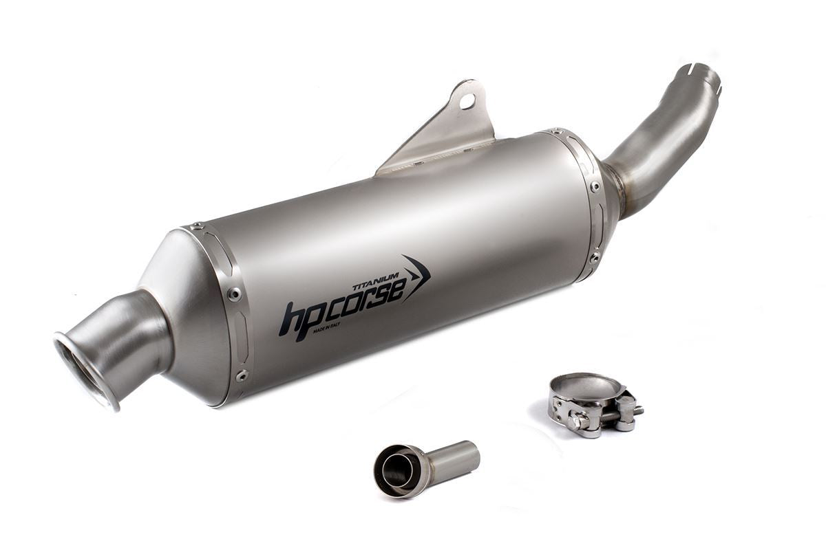 Scarico HP corse ROYAL ENFIELD - HIMALAYAN 410 2017-2020-SP-1 SHORT TITANIUM/ BLACK /SATIN