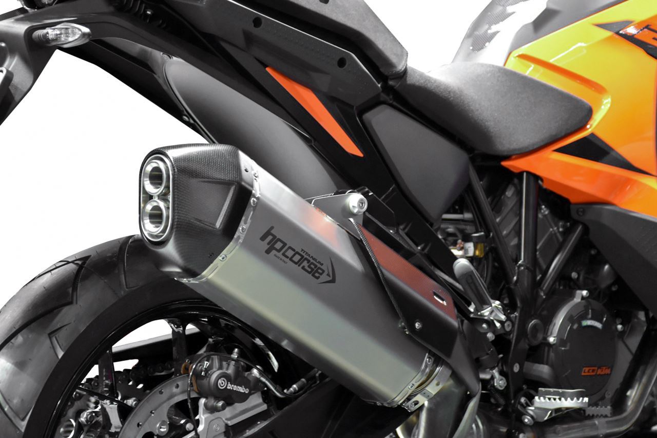 Scarico Hp Corse KTM - 1290 SUPER ADVENTURE S/R 2021-2024 SPS CARBON RR TITANIUM/ BLACK