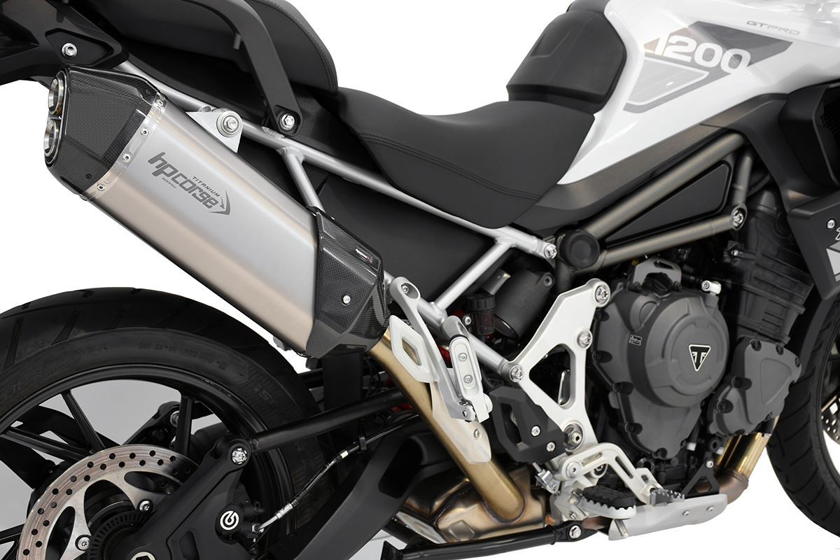 Scarico HP corse TRIUMPH - TIGER 1200 2022-2025 CARBON 350 TITANIUM/ BLACK