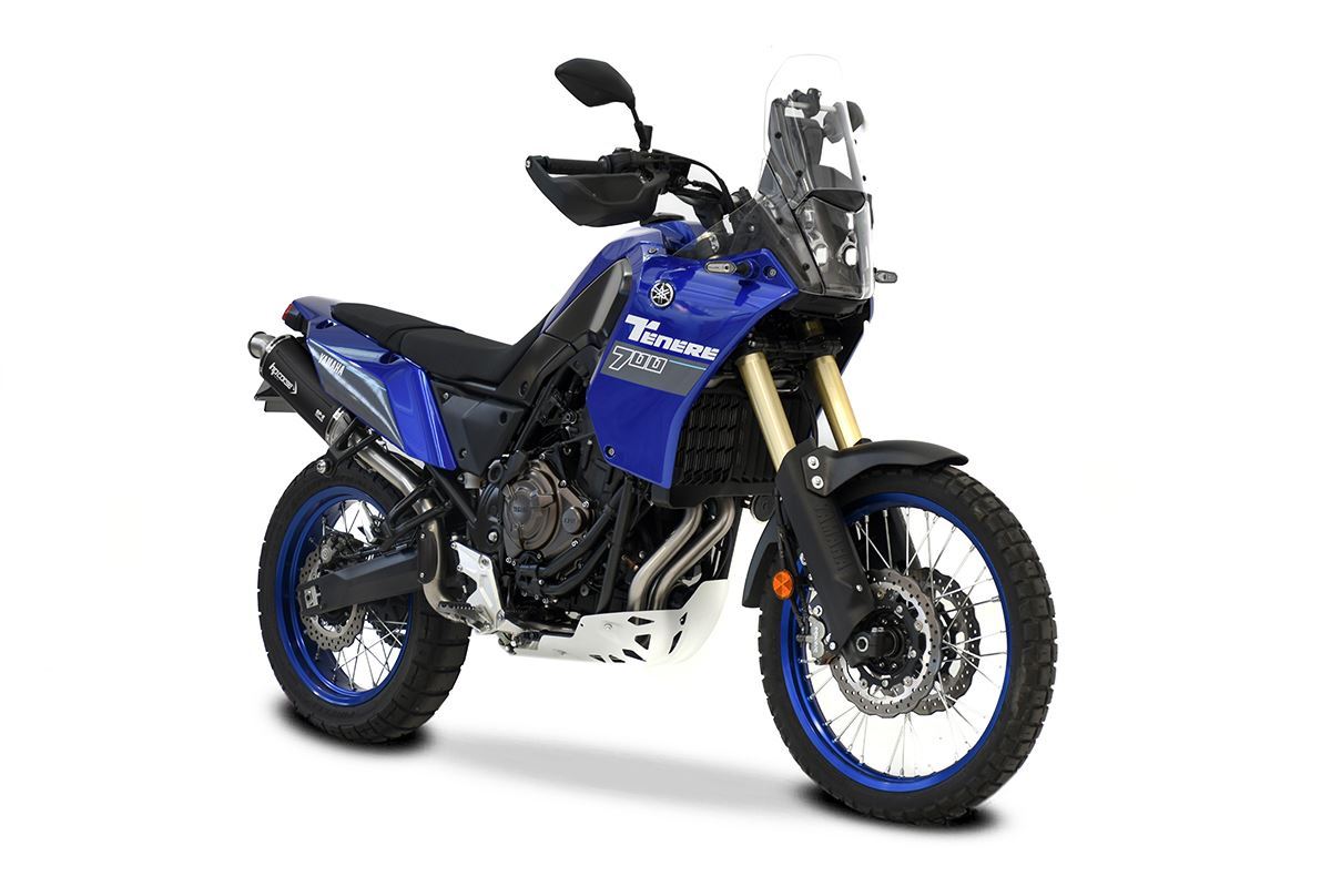 Scarico HP corse YAMAHA - TÉNÉRÉ 700 2019-2025 SHORT TITANIUM/ BLACK -PASSAGGIO ALTO