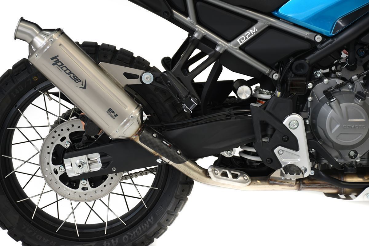 Scarico HP CORSE CFMOTO - 450MT 2024-2026 Short titanium- NERO