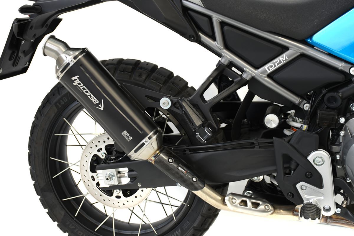 Scarico HP CORSE CFMOTO - 450MT 2024-2026 Short titanium- NERO