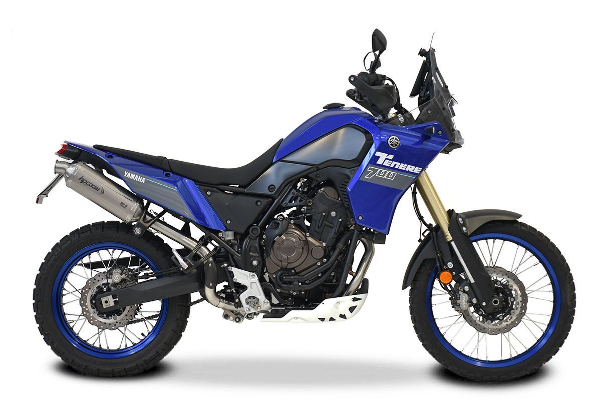 Scarico HP corse YAMAHA - TÉNÉRÉ 700 2019-2025 SHORT TITANIUM/ BLACK -PASSAGGIO ALTO