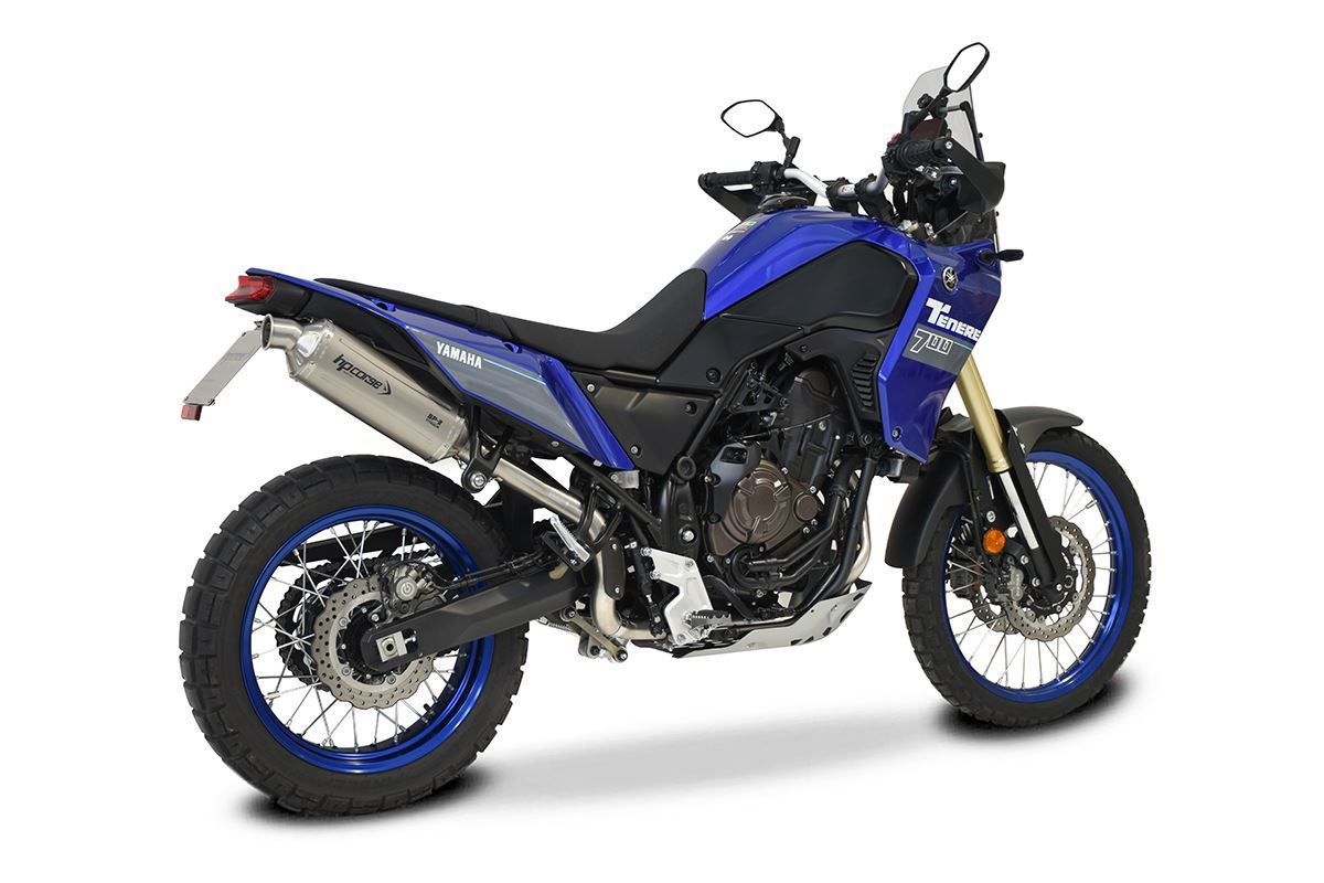 Scarico HP corse YAMAHA - TÉNÉRÉ 700 2019-2025 SHORT TITANIUM/ BLACK -PASSAGGIO ALTO