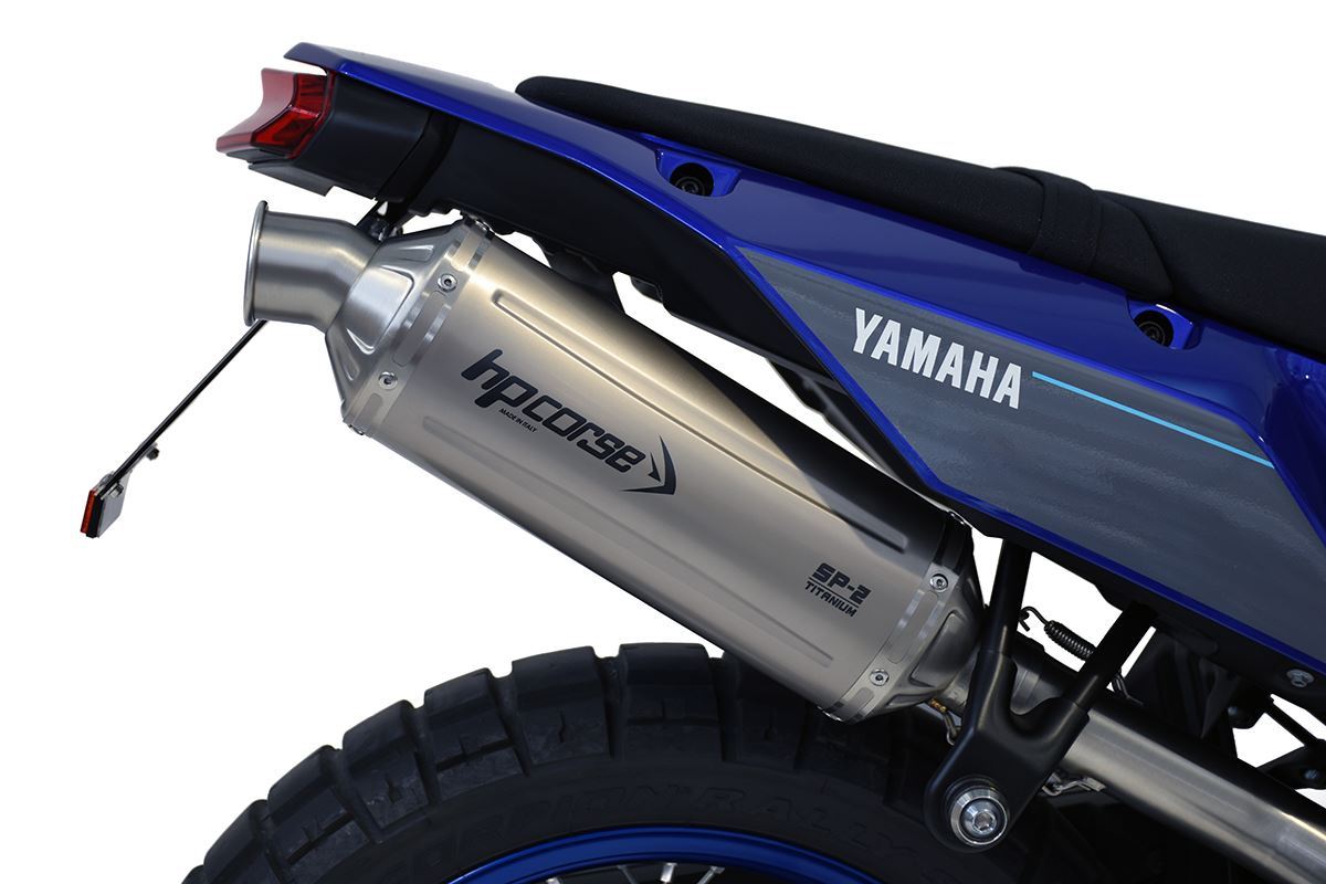 Scarico HP corse YAMAHA - TÉNÉRÉ 700 2019-2025 SHORT TITANIUM/ BLACK -PASSAGGIO ALTO