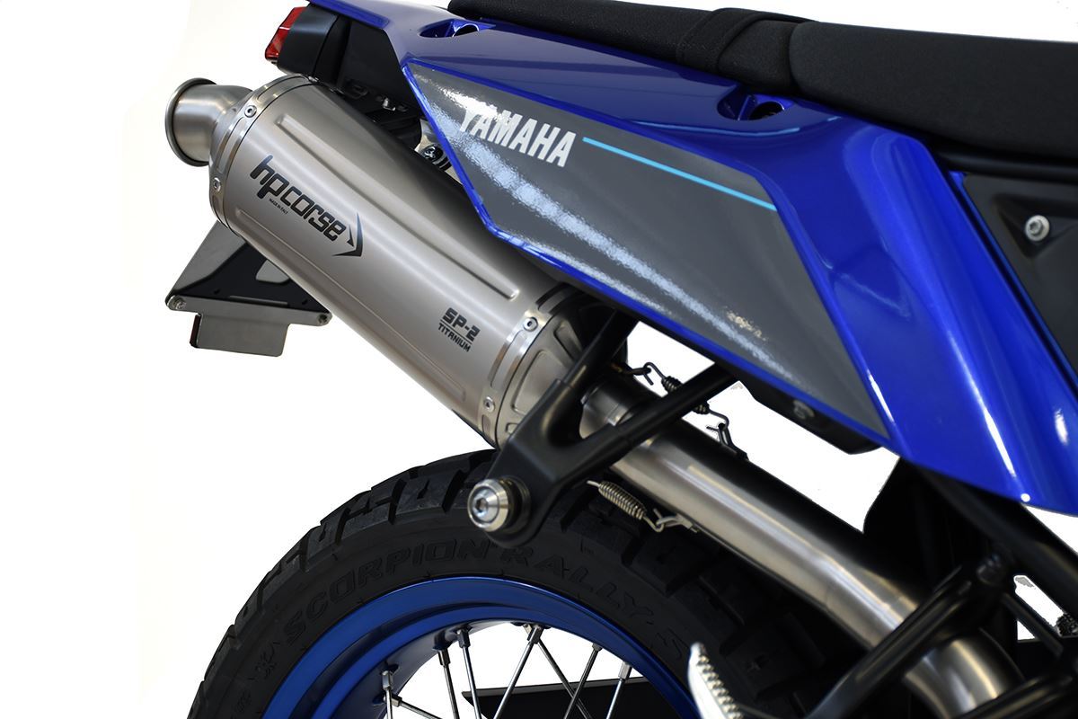 Scarico HP corse YAMAHA - TÉNÉRÉ 700 2019-2025 SHORT TITANIUM/ BLACK -PASSAGGIO ALTO