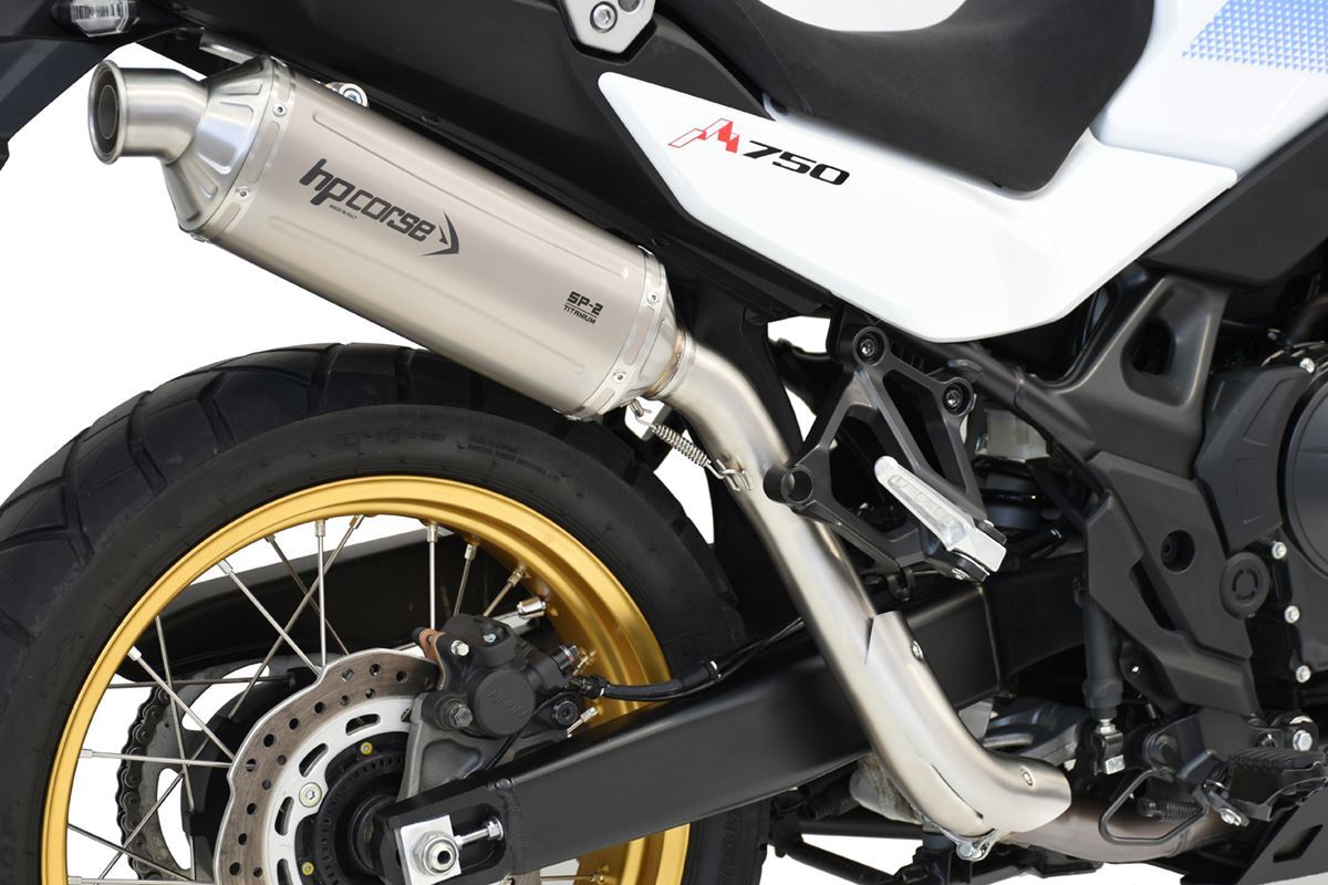 SCARICO HONDA - XL750 TRANSALP 2023-2026- SP-2 SHORT TITANIUM/ BLACK