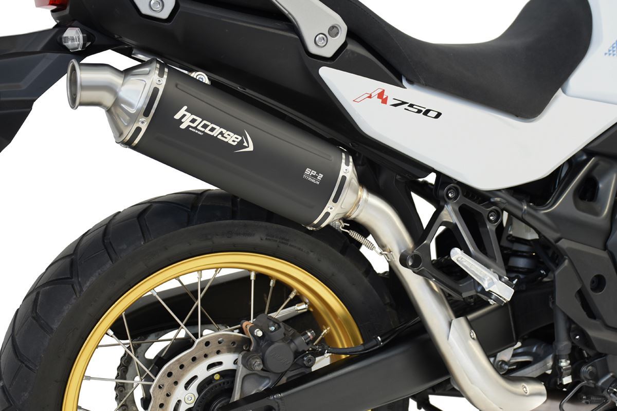 SCARICO HONDA - XL750 TRANSALP 2023-2026- SP-2 SHORT TITANIUM/ BLACK