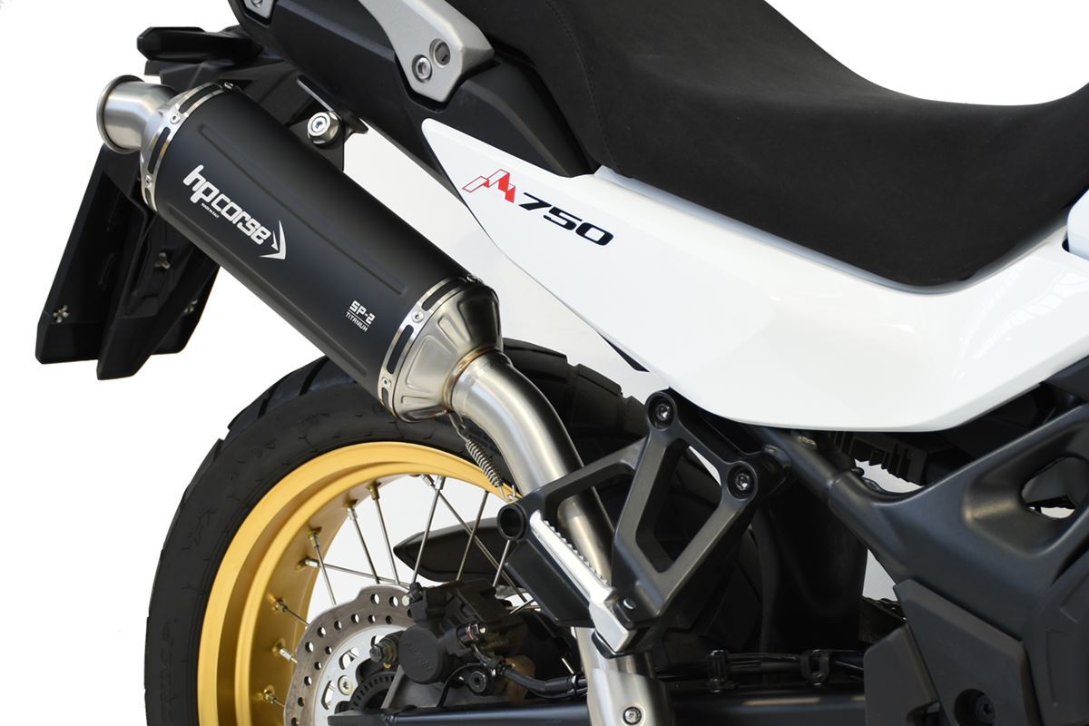SCARICO HONDA - XL750 TRANSALP 2023-2026- SP-2 SHORT TITANIUM/ BLACK