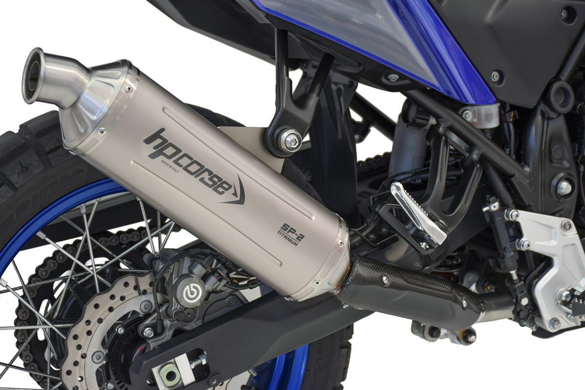 Scarico HP corse YAMAHA - TÉNÉRÉ 700 2019-2025 SP-2 350 TITANIUM/ BLACK -PASSAGGIO BASSO