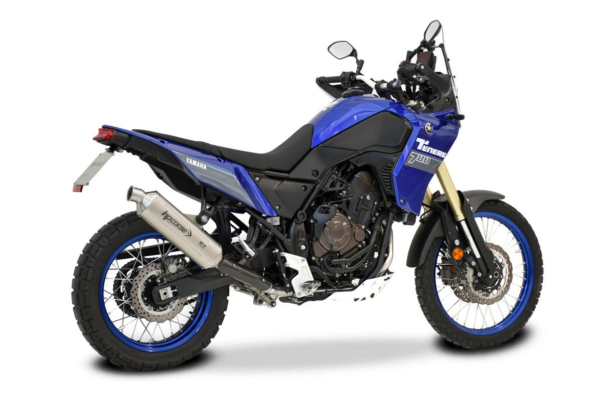 Scarico HP corse YAMAHA - TÉNÉRÉ 700 2019-2025 SP-2 350 TITANIUM/ BLACK -PASSAGGIO BASSO