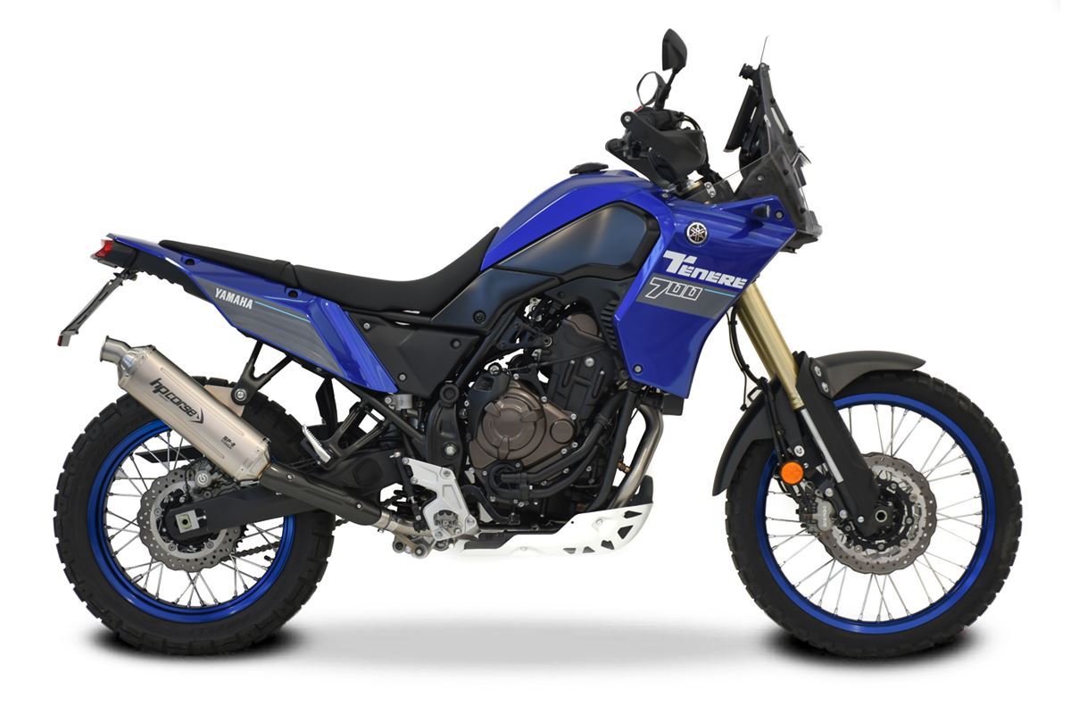 Scarico HP corse YAMAHA - TÉNÉRÉ 700 2019-2025 SP-2 350 TITANIUM/ BLACK -PASSAGGIO BASSO