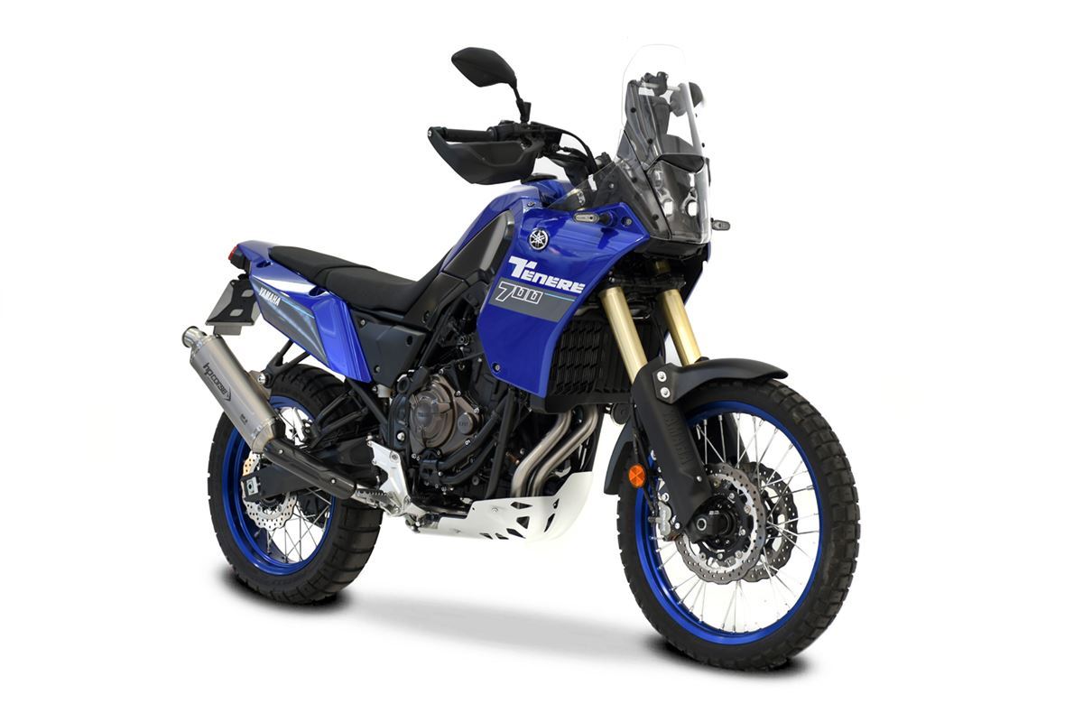 Scarico HP corse YAMAHA - TÉNÉRÉ 700 2019-2025 SP-2 350 TITANIUM/ BLACK -PASSAGGIO BASSO