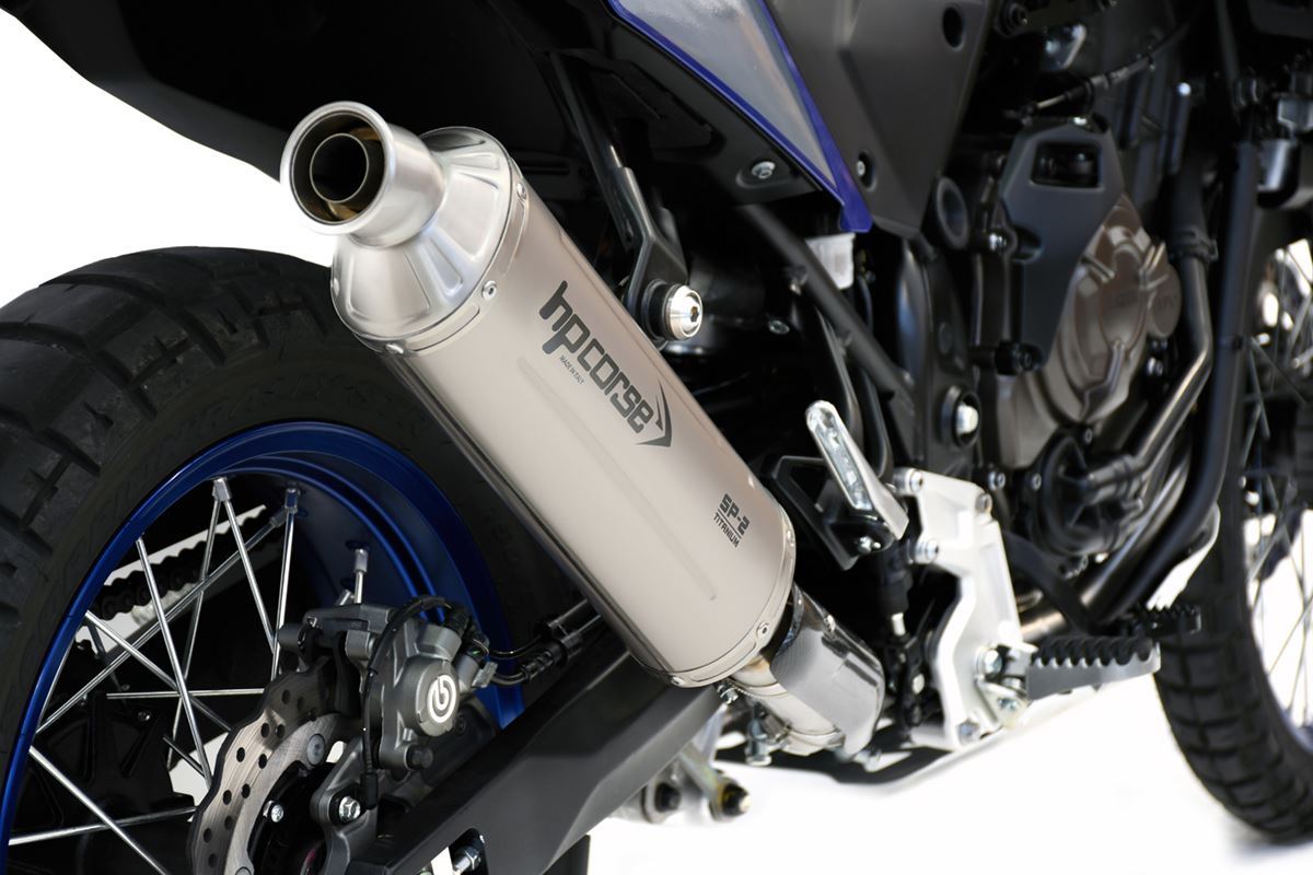 Scarico HP corse YAMAHA - TÉNÉRÉ 700 2019-2025 SP-2 350 TITANIUM/ BLACK -PASSAGGIO BASSO