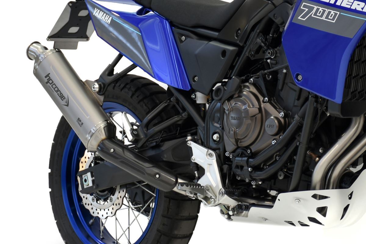 Scarico HP corse YAMAHA - TÉNÉRÉ 700 2019-2025 SP-2 350 TITANIUM/ BLACK -PASSAGGIO BASSO