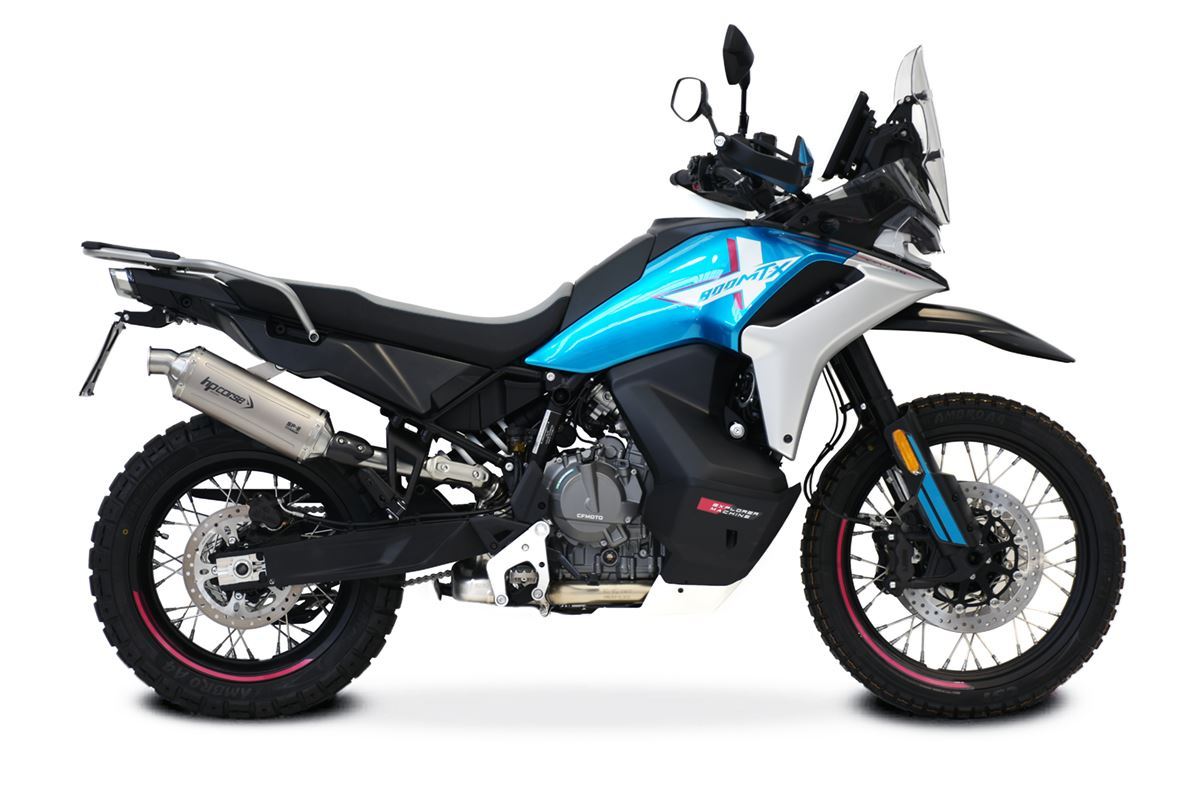 Scarico HP CORSE CF MOTO - 800MT-X 2025-2026- Short titanium- NERO