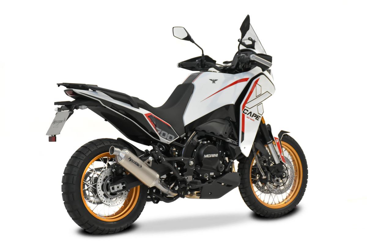 Scarico HP corse MOTO MORINI - X-CAPE 700 2025-2026 -SP-1 EVO SHORT TITANIUM/ BLACK