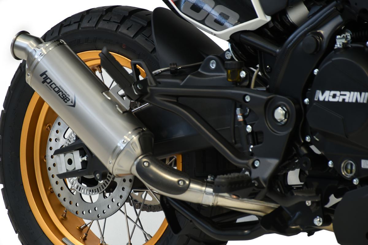 Scarico HP corse MOTO MORINI - X-CAPE 700 2025-2026 -SP-1 EVO SHORT TITANIUM/ BLACK