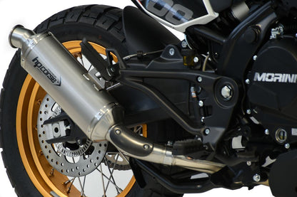 HP Corse Exhaust MOTO MORINI - X-CAPE 700 2025-2026 -SP-1 EVO SHORT TITANIUM/ BLACK