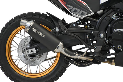 HP Corse Exhaust MOTO MORINI - X-CAPE 700 2025-2026 -SP-1 EVO SHORT TITANIUM/ BLACK