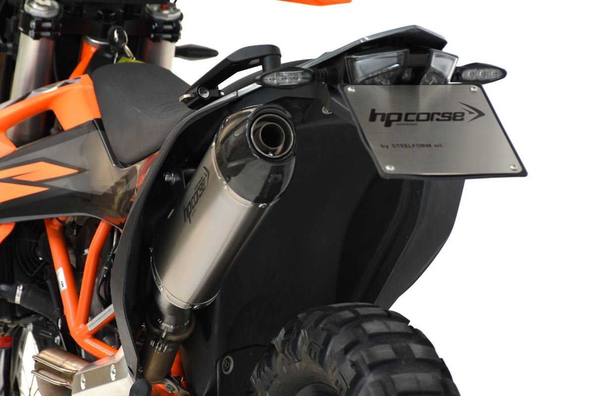 Scarico Hp Corse -KTM - 690 ENDURO 2021-2024 SP-1 CARBON SHORT TITANIUM