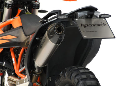 HP Corse Exhaust -KTM - 690 ENDURO 2021-2024 SP-1 CARBON SHORT TITANIUM