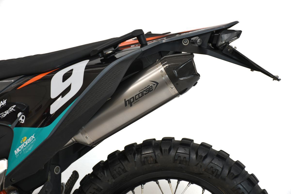 Scarico Hp Corse -KTM - 690 ENDURO 2021-2024 SP-1 CARBON SHORT TITANIUM