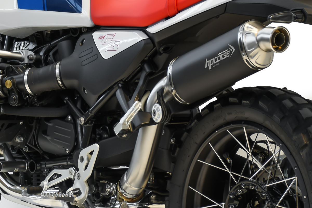 Scarico HP CORSE BMW - R 12 G/S- Short titanium- NERO 2025-2026