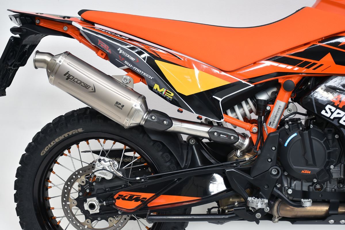 Scarico Hp Corse -KTM - 890 ADVENTURE R 2021-2026- SP-2 SHORT TITANIUM