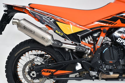 HP Corse Exhaust -KTM - 890 ADVENTURE R 2021-2026- SP-2 SHORT TITANIUM