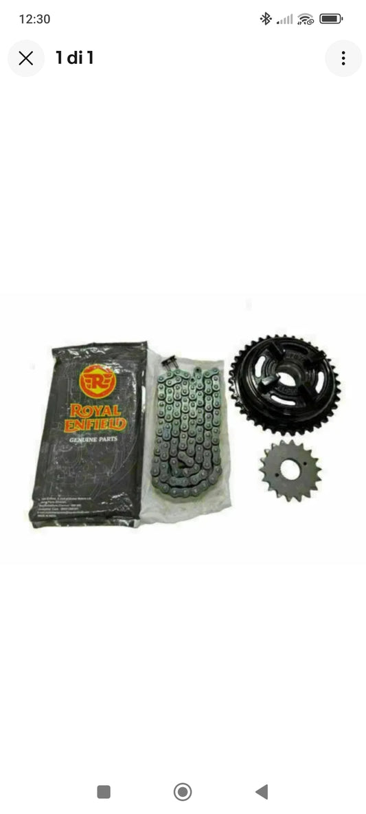 Complete Chain Sprocket Kit Original Royal Enfield Classic 500- 597462