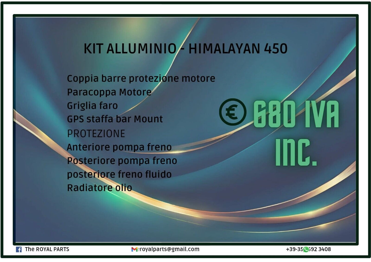 Kit Protezione Royal Enfield Himalayan 450- ALLUMINIO