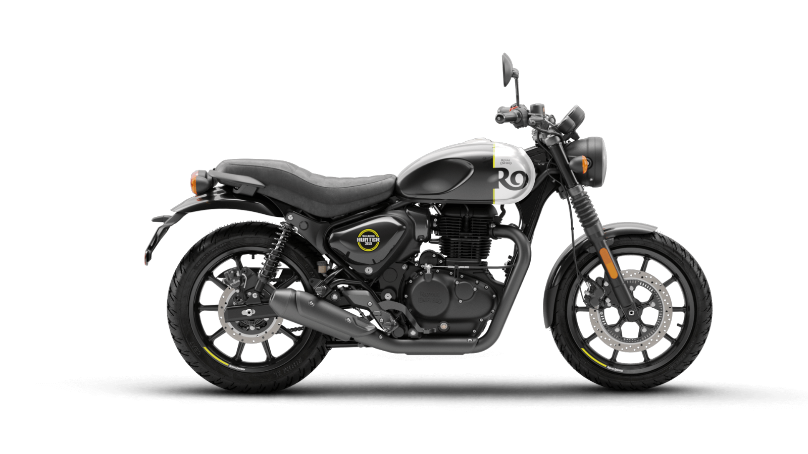 Royal Enfield Hunter 350 "Porta targa posteriori" Nero -RAQ00265/C