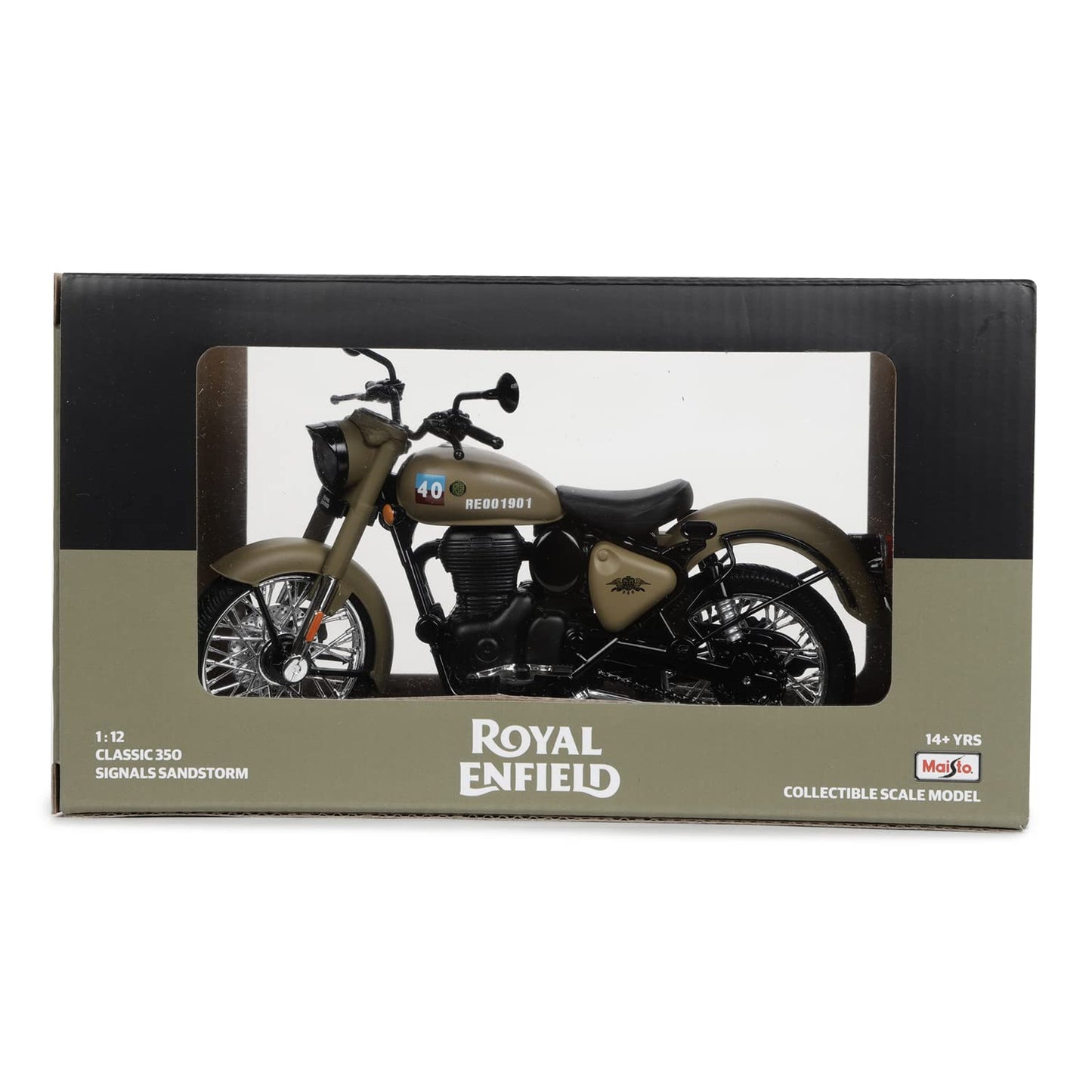 Modellino Royal Enfield J1A  Signals Sandstorm  Scala 1:12