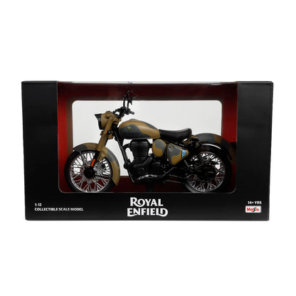 Royal Enfield J1A Signals Sandstorm Modell im Maßstab 1:12