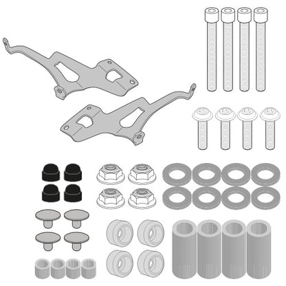 KIT Parabrezza trasparente- GIVI- 9058A per Royal Enfield Super Meteor 650