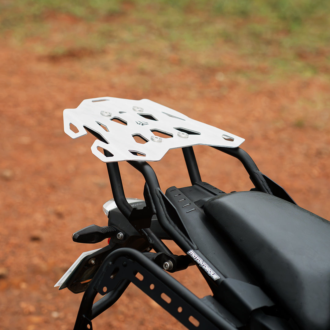 Portapacchi Posteriore con Piastra Superiore in Alluminio Moto Torque per BMW F450 GS