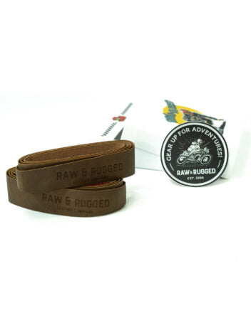LEDER-HANDGRIFFABDECKUNGEN - ROH &amp; ROBUST
